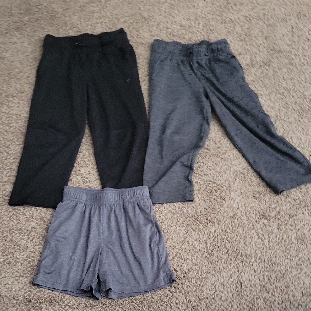 Old Navy Black and Gray Sweatpants & Joggers